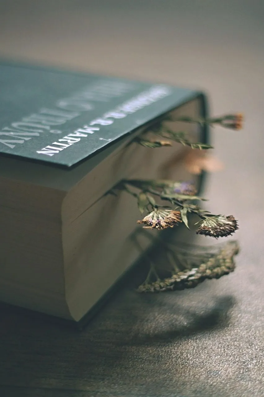 book, game of thrones, flower wallpaper, imagination, literature, reading, light, dried flowers, flower, pressed flowers, nature, beautiful flowers, flower background, emotion, dark, atmosphere