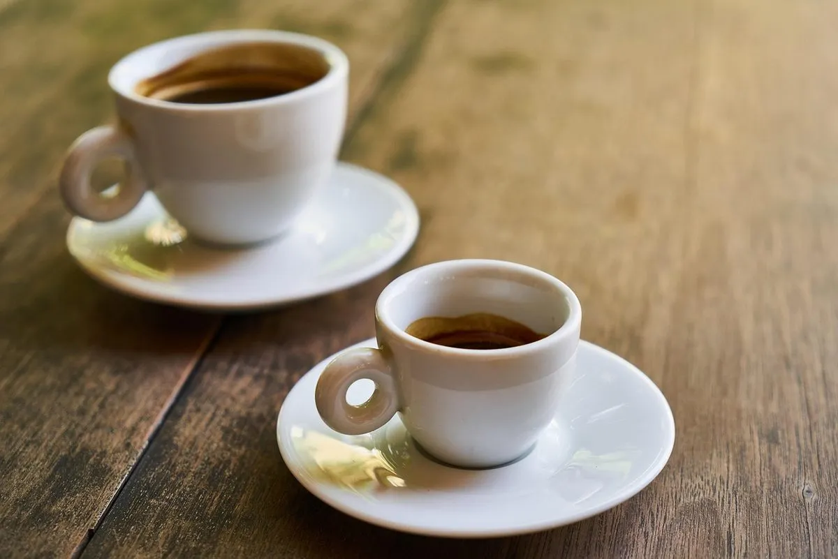 coffee, cafe, table, drink, cup, food, coffee cup, caffeine, good morning, morning, brown, wake, macro, wooden, nutrition, kitchen, breakfast, espresso, background, restaurant, cappuccino, close up, couple, two